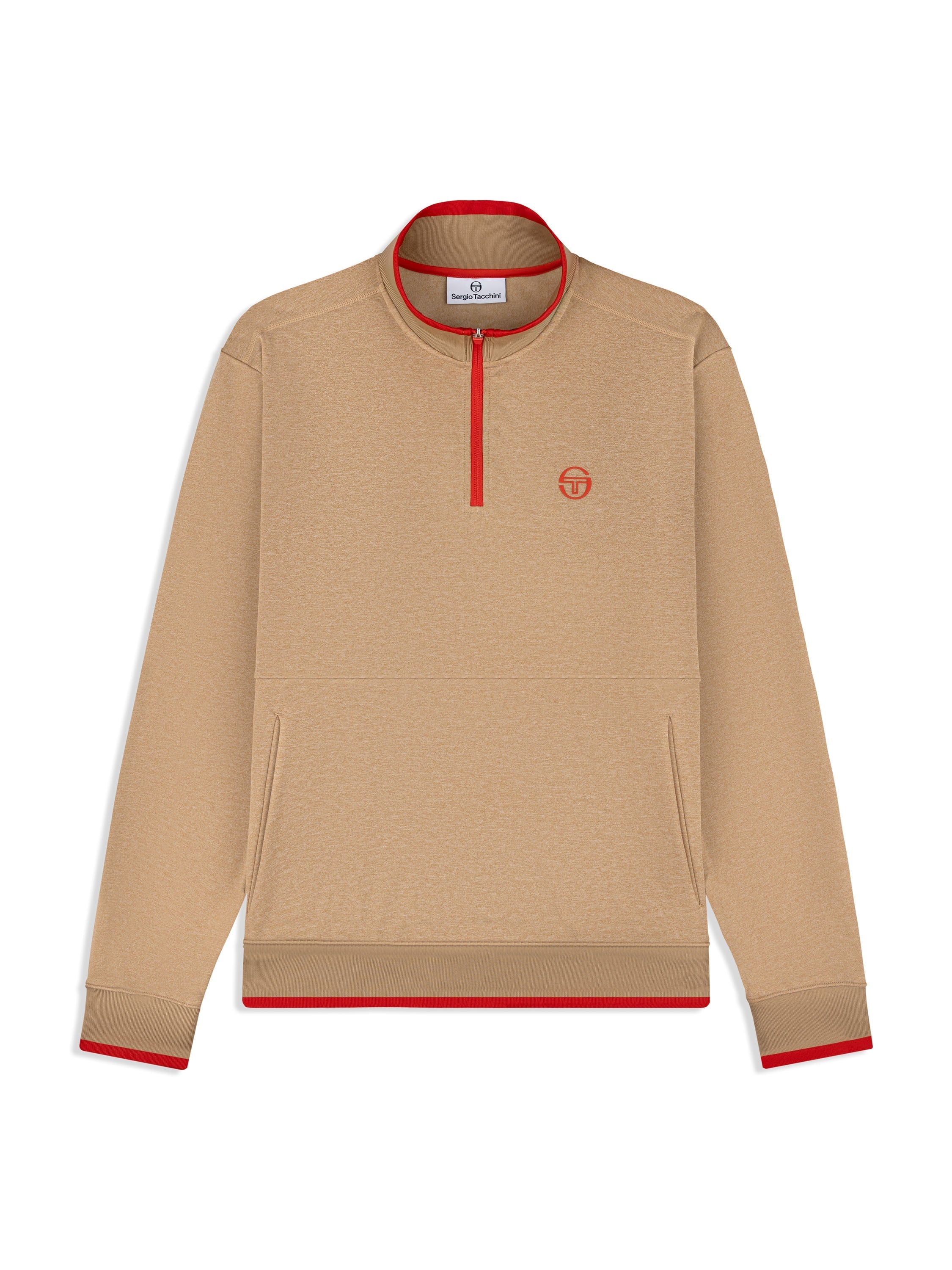 Nuvola Quarter Zip- Bronze Brown