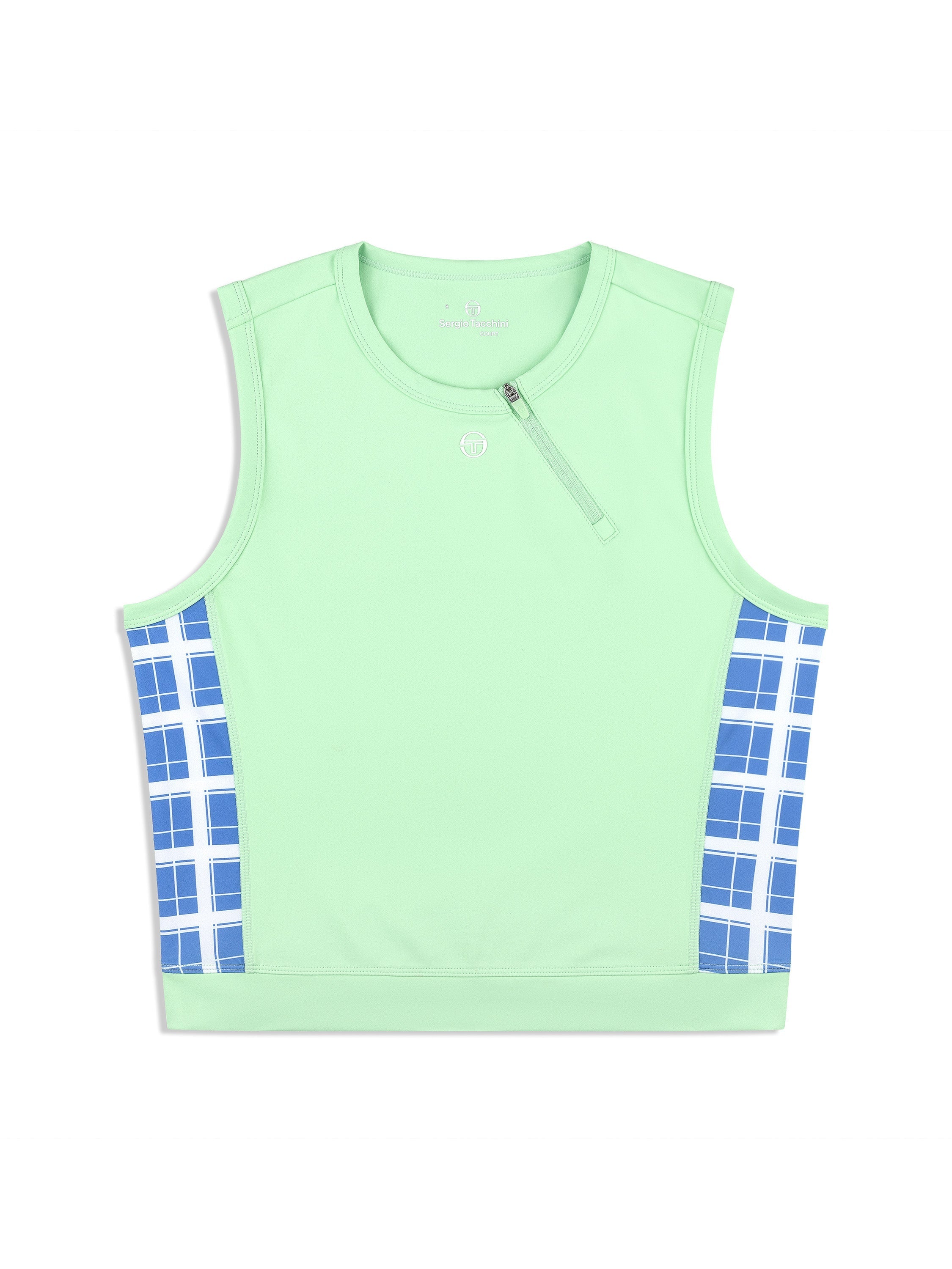 Lara Cropped Top- Green Ash