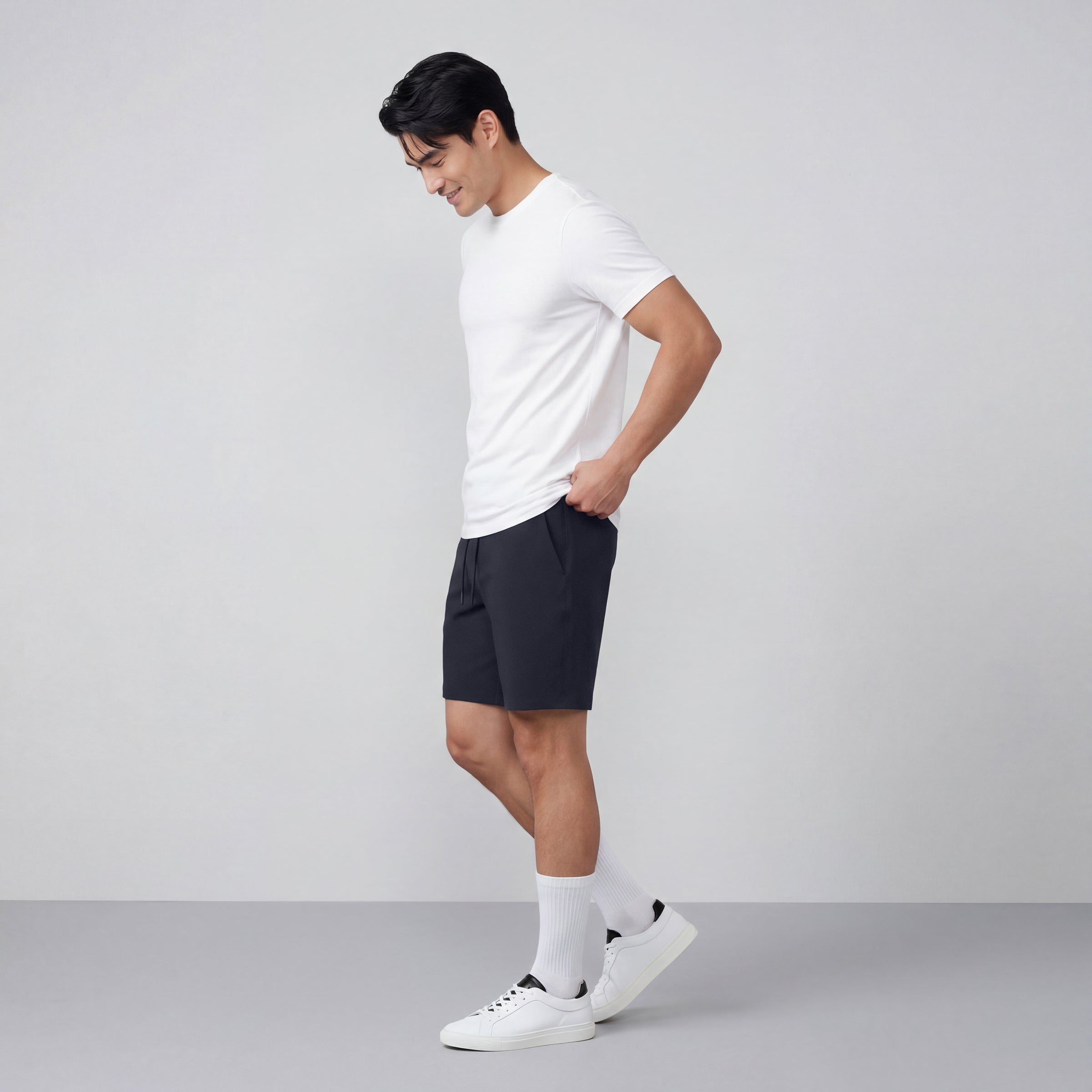 Atlas Short 8" -- Navy Blue