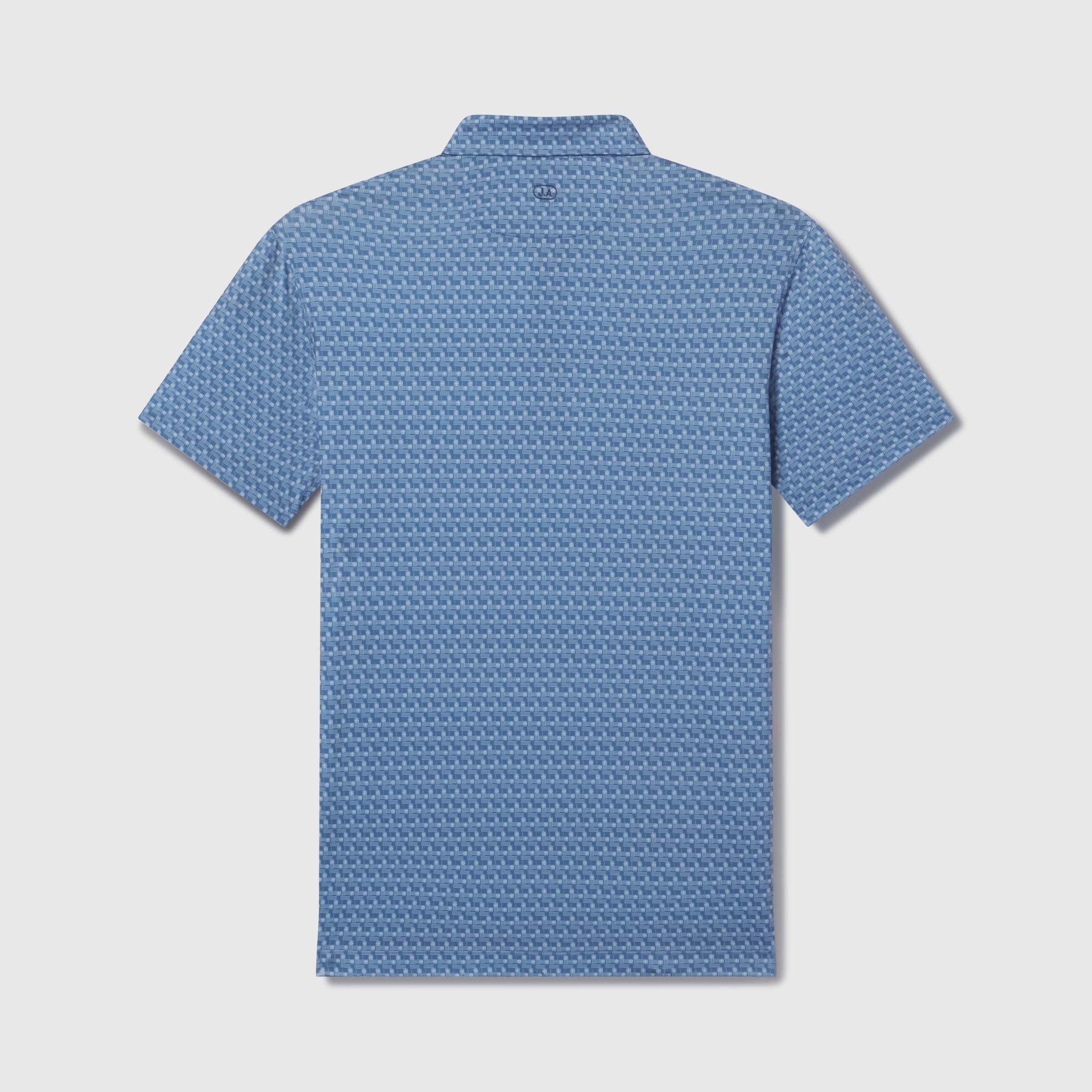 Clubhouse Performance Polo -- Bering Sea Gridline