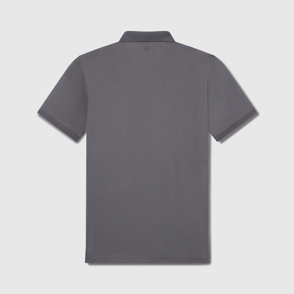 Clubhouse Pique Polo -- Charcoal Gray