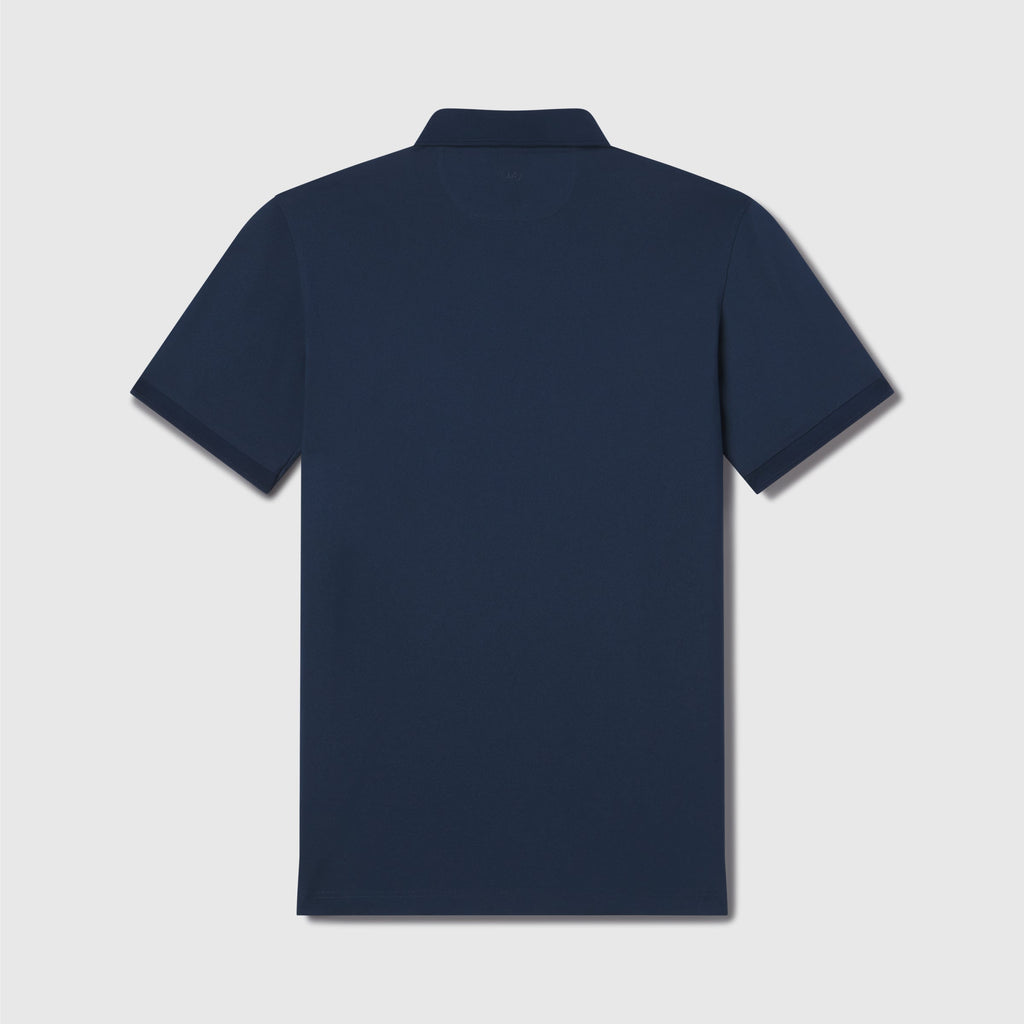 Clubhouse Pique Polo -- Tidal Blue