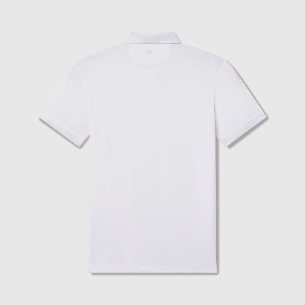 Clubhouse Pique Polo -- True White