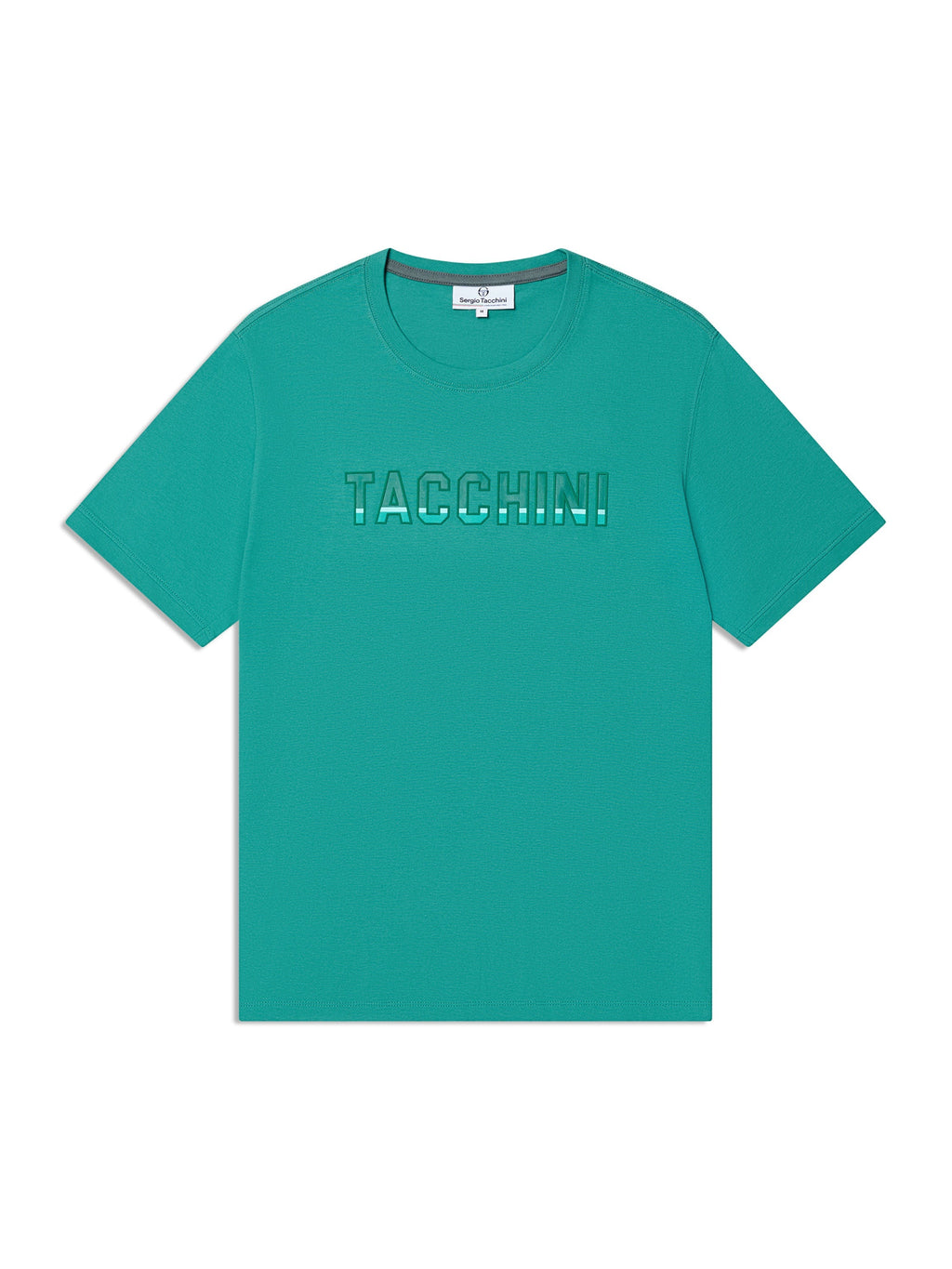 Strisce T-Shirt-Bottle Green